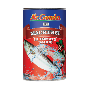 MR GOUDAS MACKEREL IN TOMATO SAUCE 329